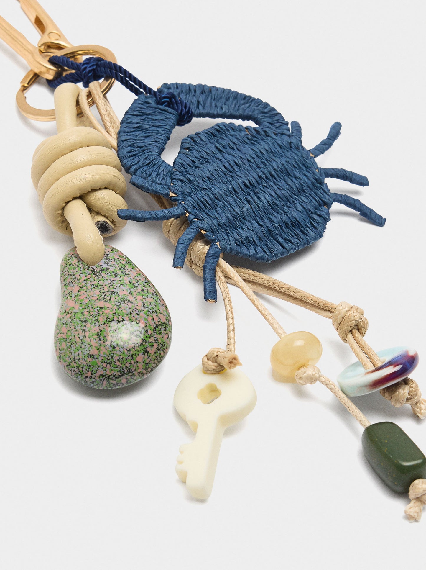 Keychain With Crab Charm