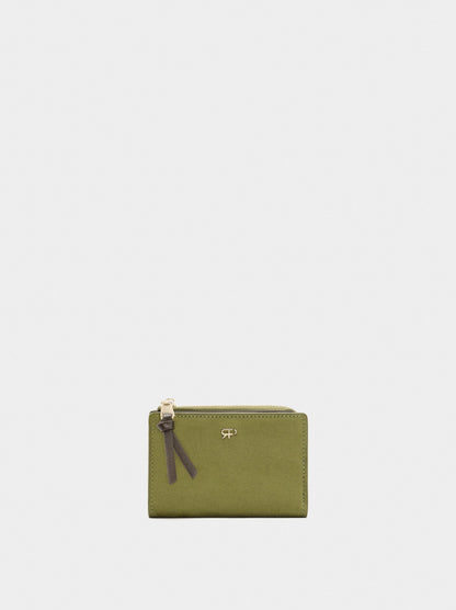 Wallet With Suede Effect