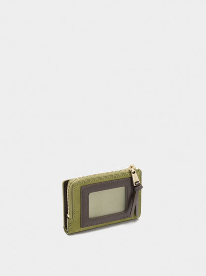 Wallet With Suede Effect