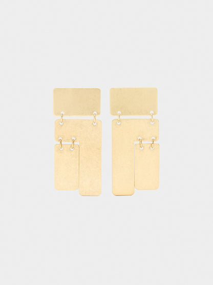 Maxi Rectangular Earrings