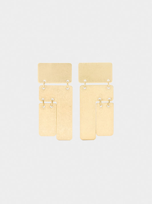 Maxi Rectangular Earrings