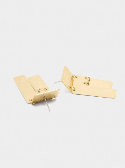 Maxi Rectangular Earrings