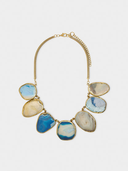 Short Maxi Necklace Stones