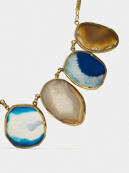 Short Maxi Necklace Stones