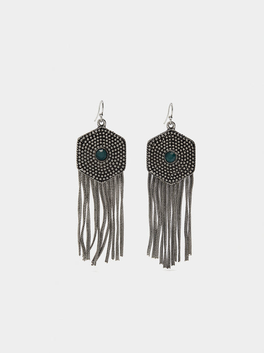 Maxi Hexagonal Earrings