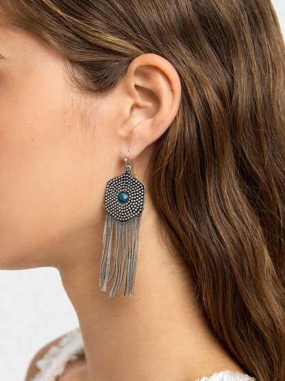 Maxi Hexagonal Earrings