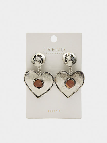 Maxi Heart Earrings