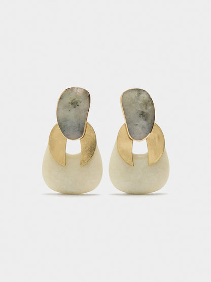 Maxi Earrings With Stones