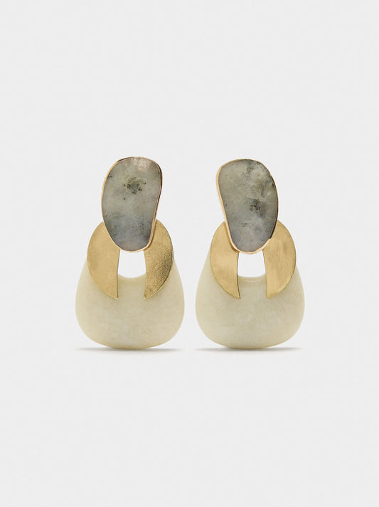 Maxi Earrings With Stones