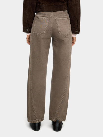 Balloon Baggy Denim Trousers