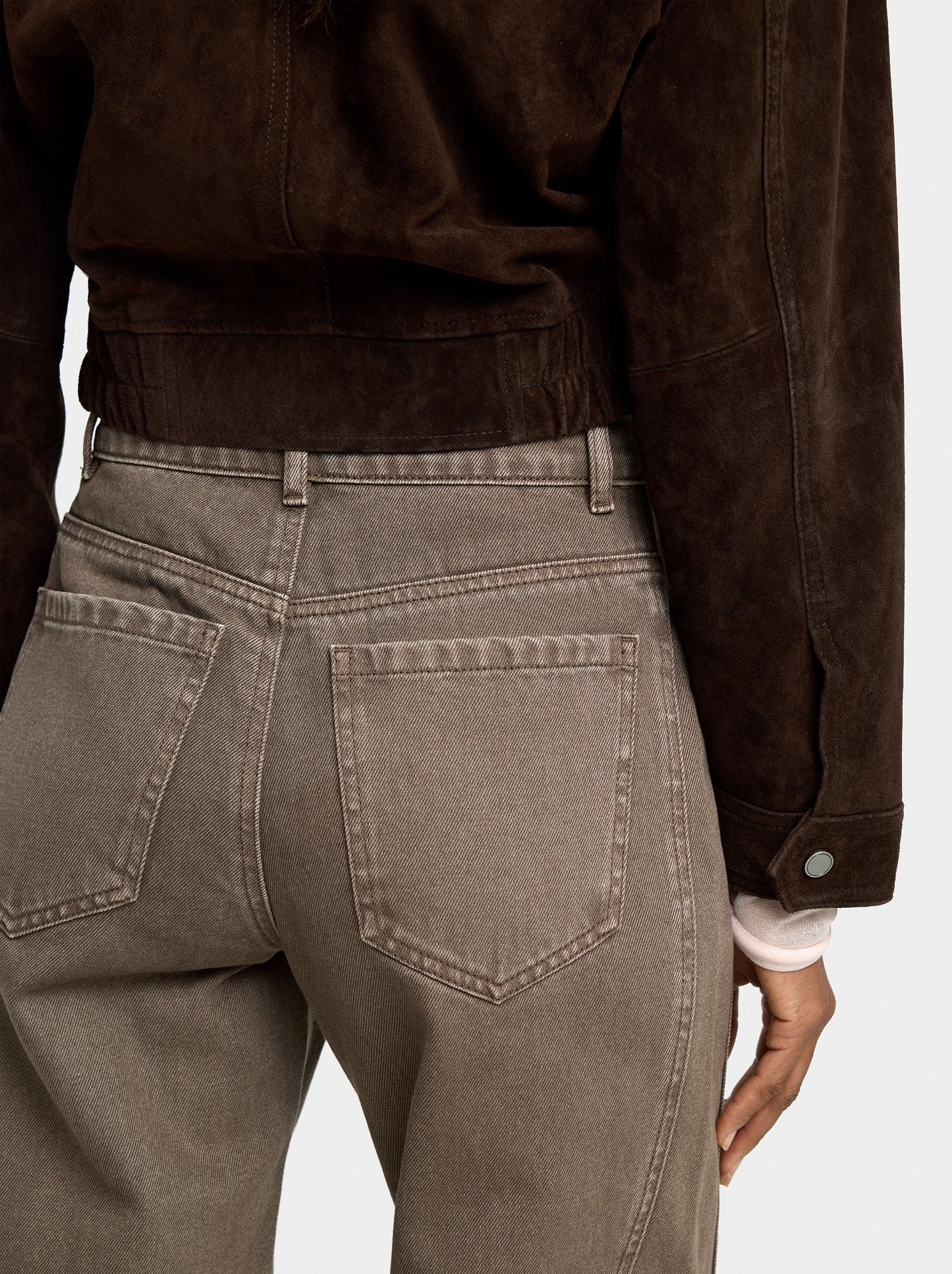 Balloon Baggy Denim Trousers