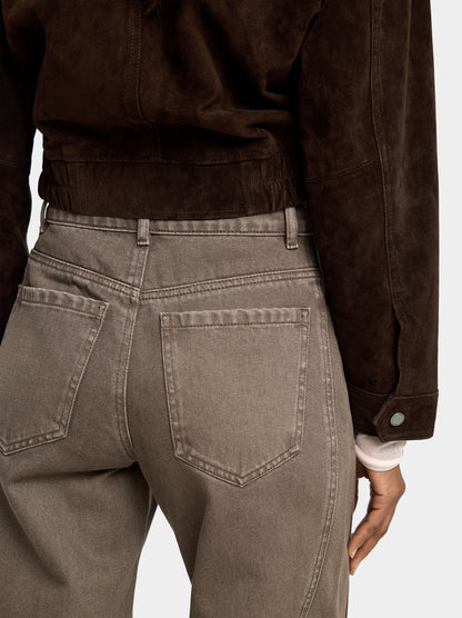 Balloon Baggy Denim Trousers