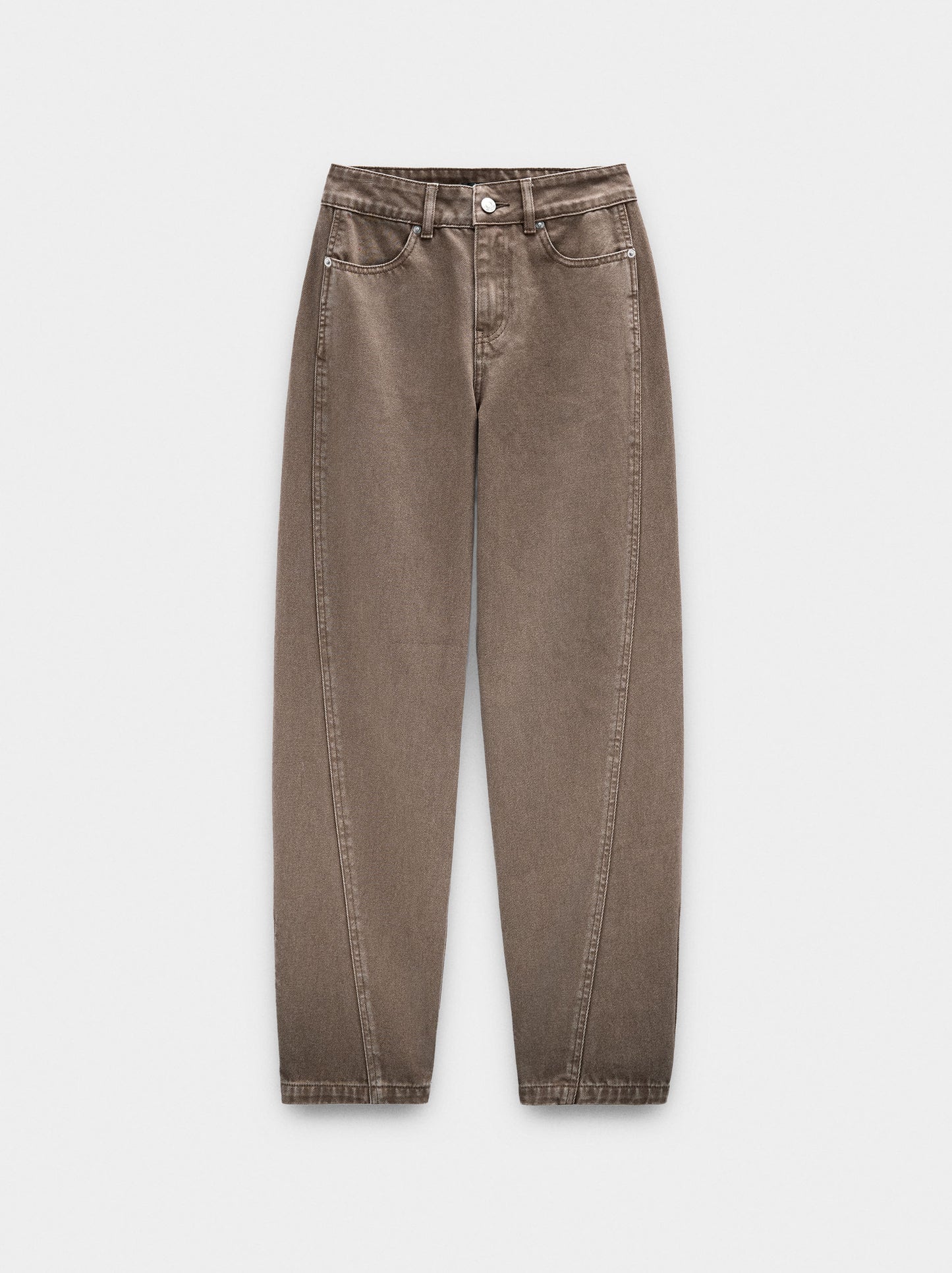 Balloon Baggy Denim Trousers