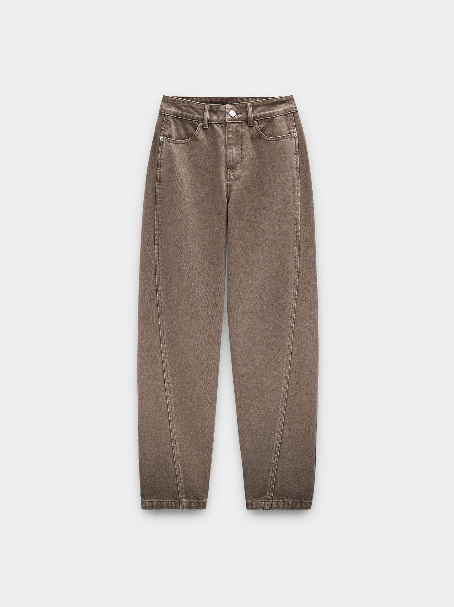 Balloon Baggy Denim Trousers