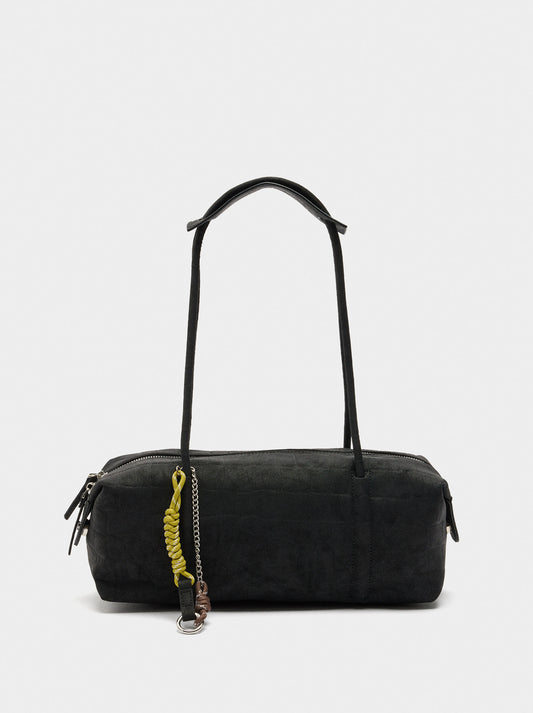 Shoulder Bag With Animal Embossing