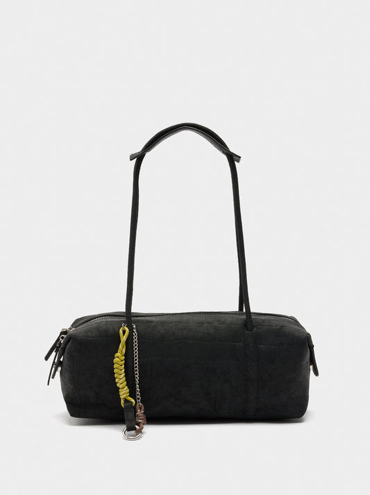 Shoulder Bag With Animal Embossing
