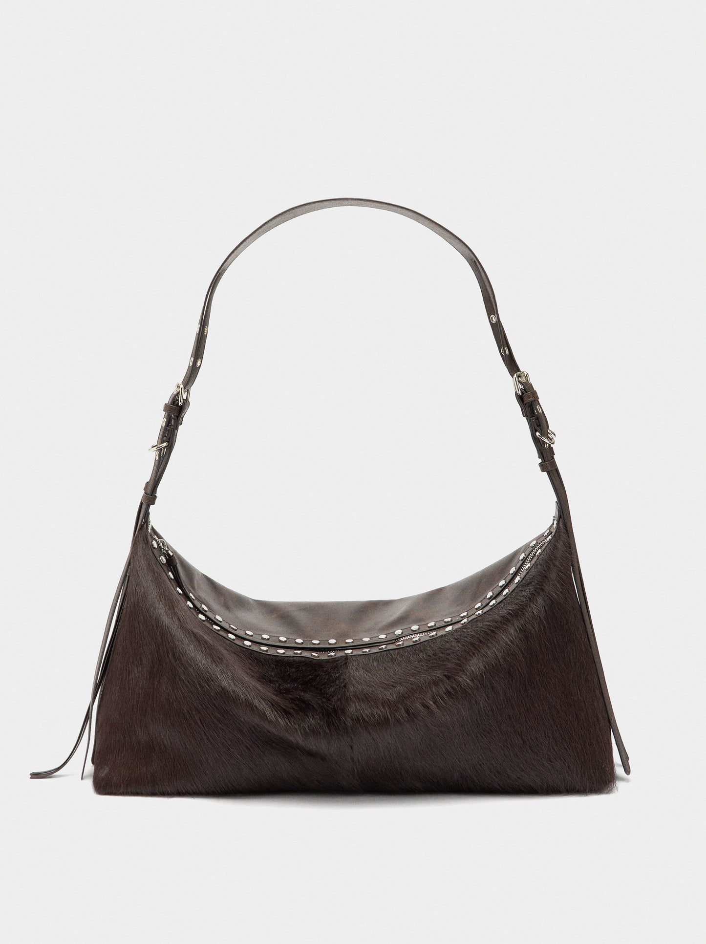 Bag With Leather And Studs Details