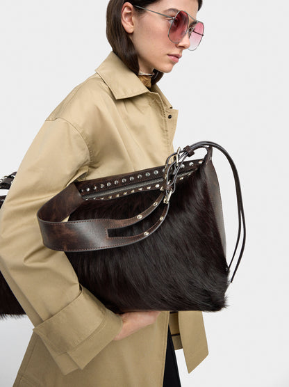 Bag With Leather And Studs Details