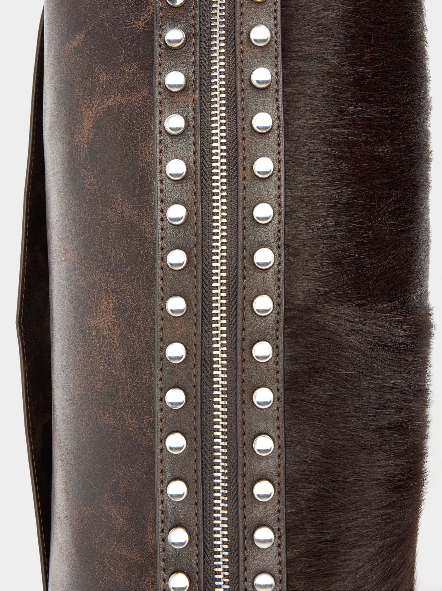 Bag With Leather And Studs Details