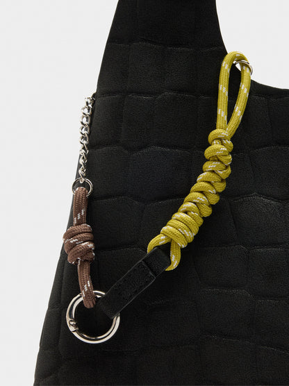 Shopper Bag With Animal Embossing