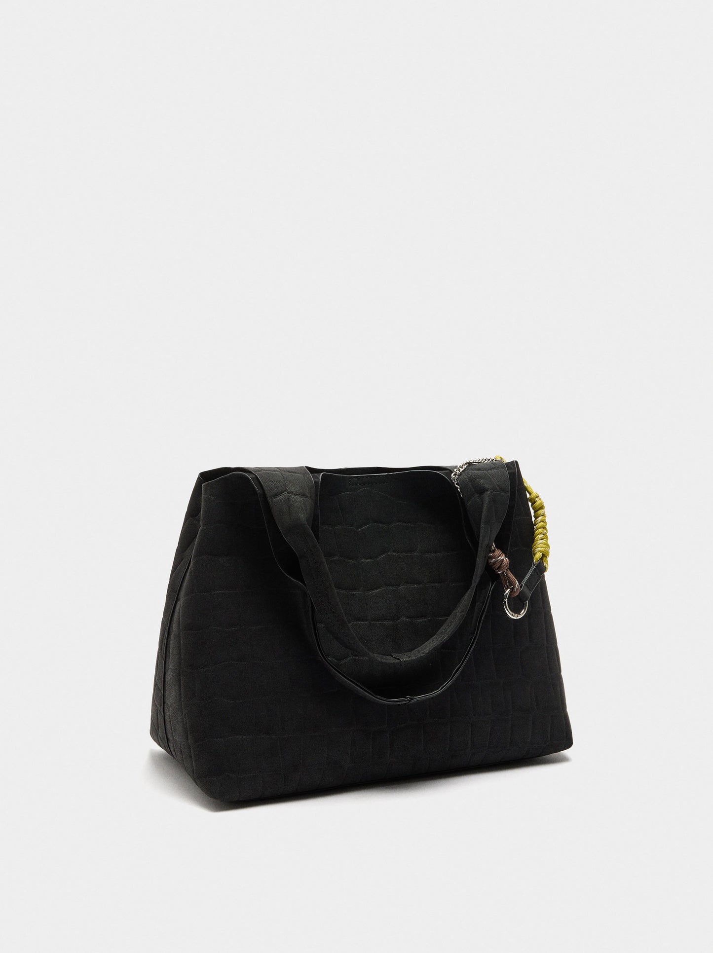 Shopper Bag With Animal Embossing