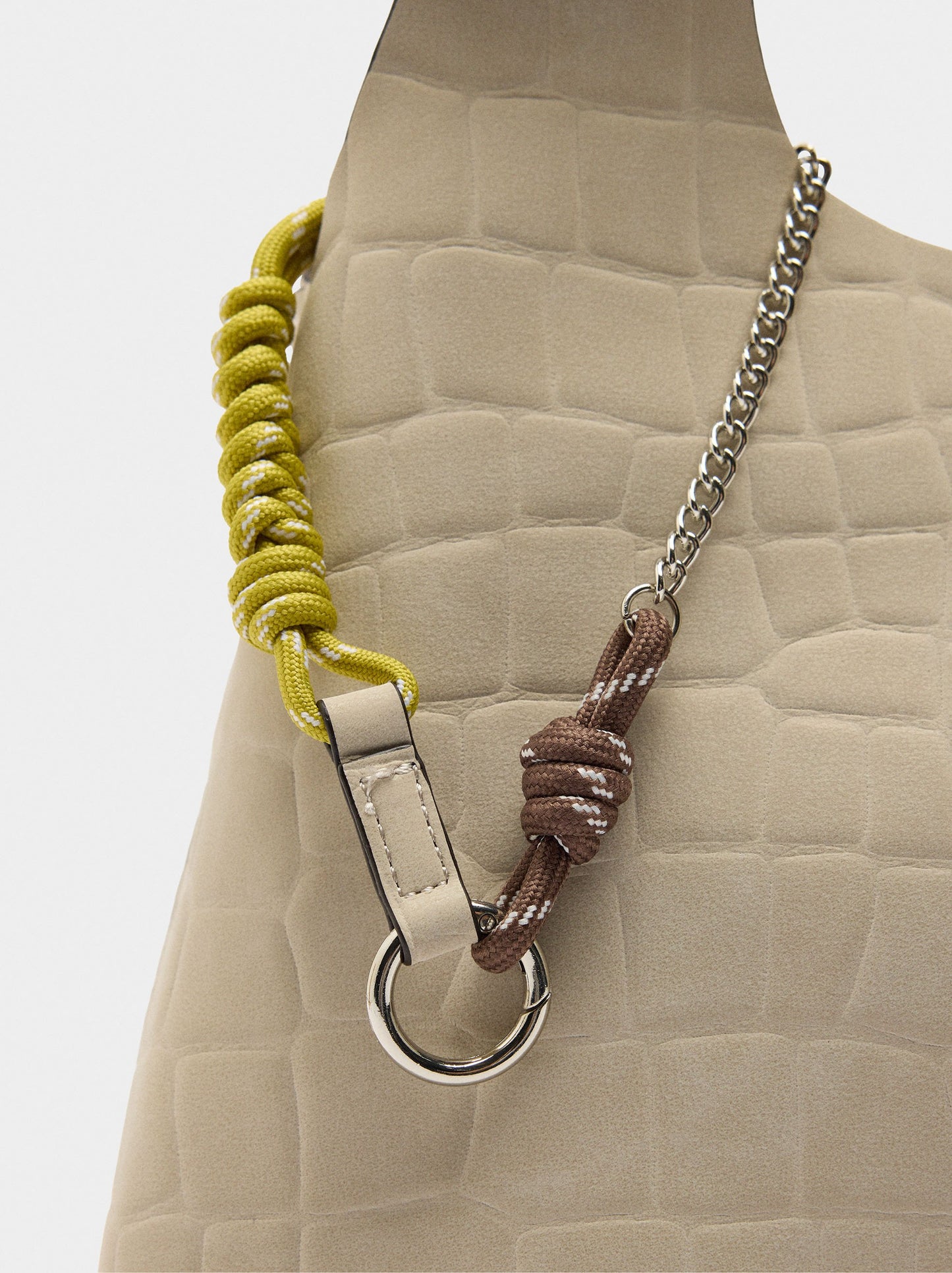 Shopper Bag With Animal Embossing