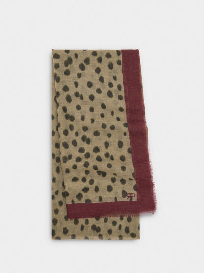 Scarf With Animal Print