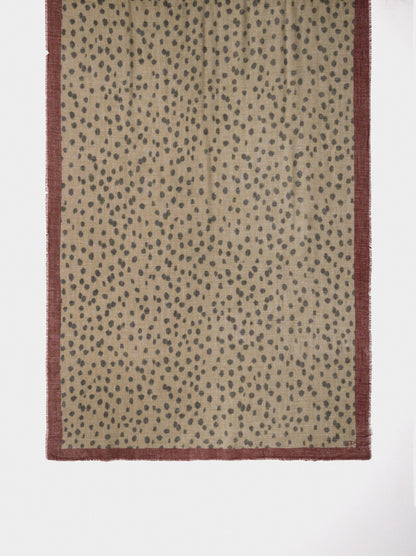 Scarf With Animal Print