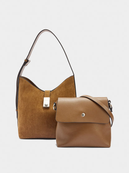 Shoulder Bag With Crossbody Bag