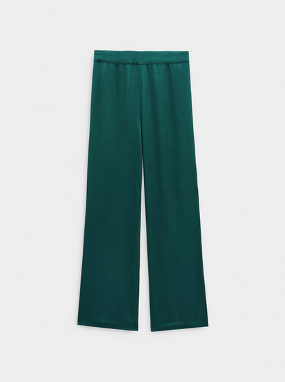 Fluid Trousers With Shiny Detail