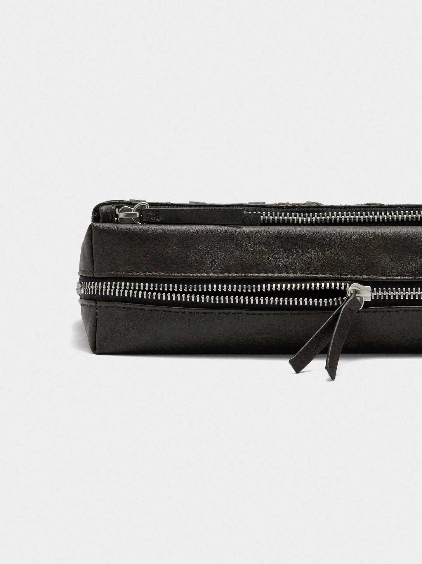 Shoulder Bag With Leather And Studs Details