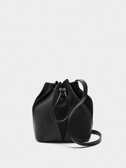 Bucket Bag With Leather M