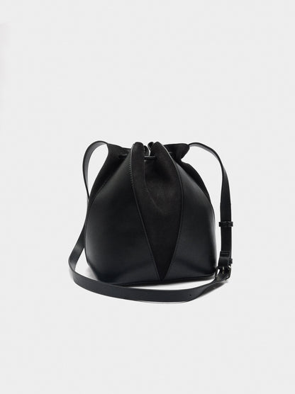 Bucket Bag With Leather M