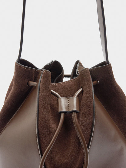 Bucket Bag With Leather M