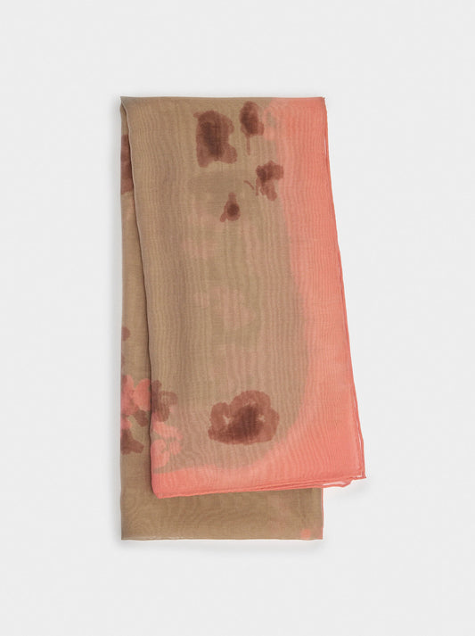 Printed Scarf With Lyocell