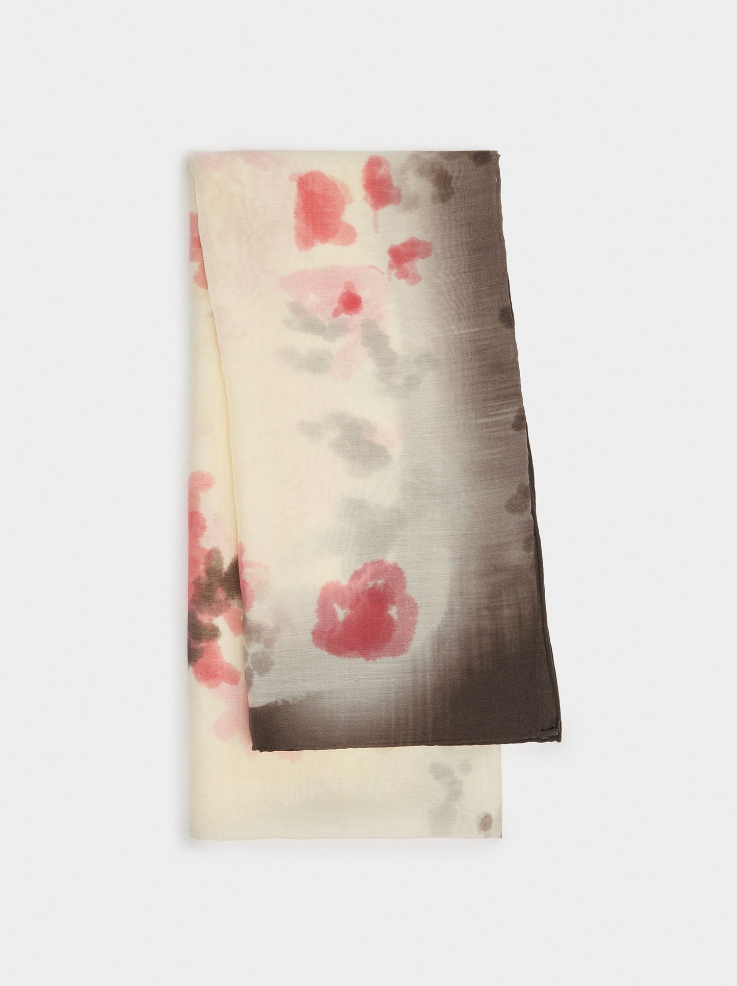 Printed Scarf With Lyocell