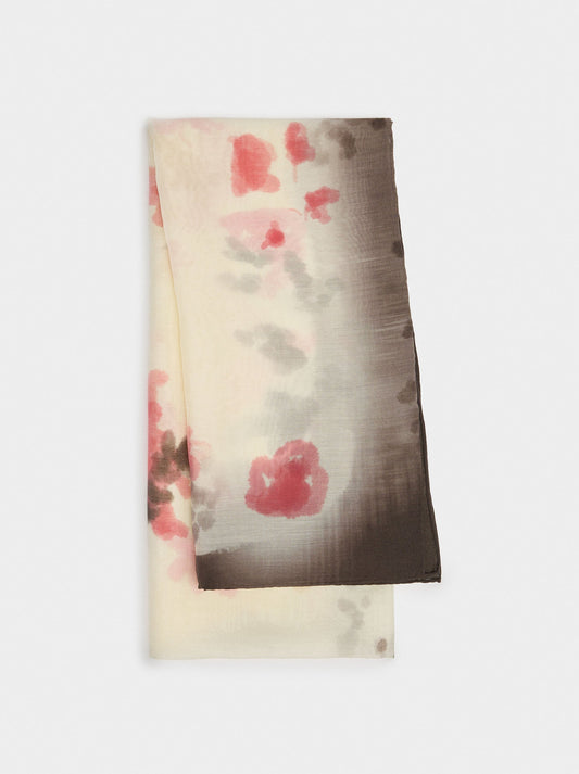 Printed Scarf With Lyocell