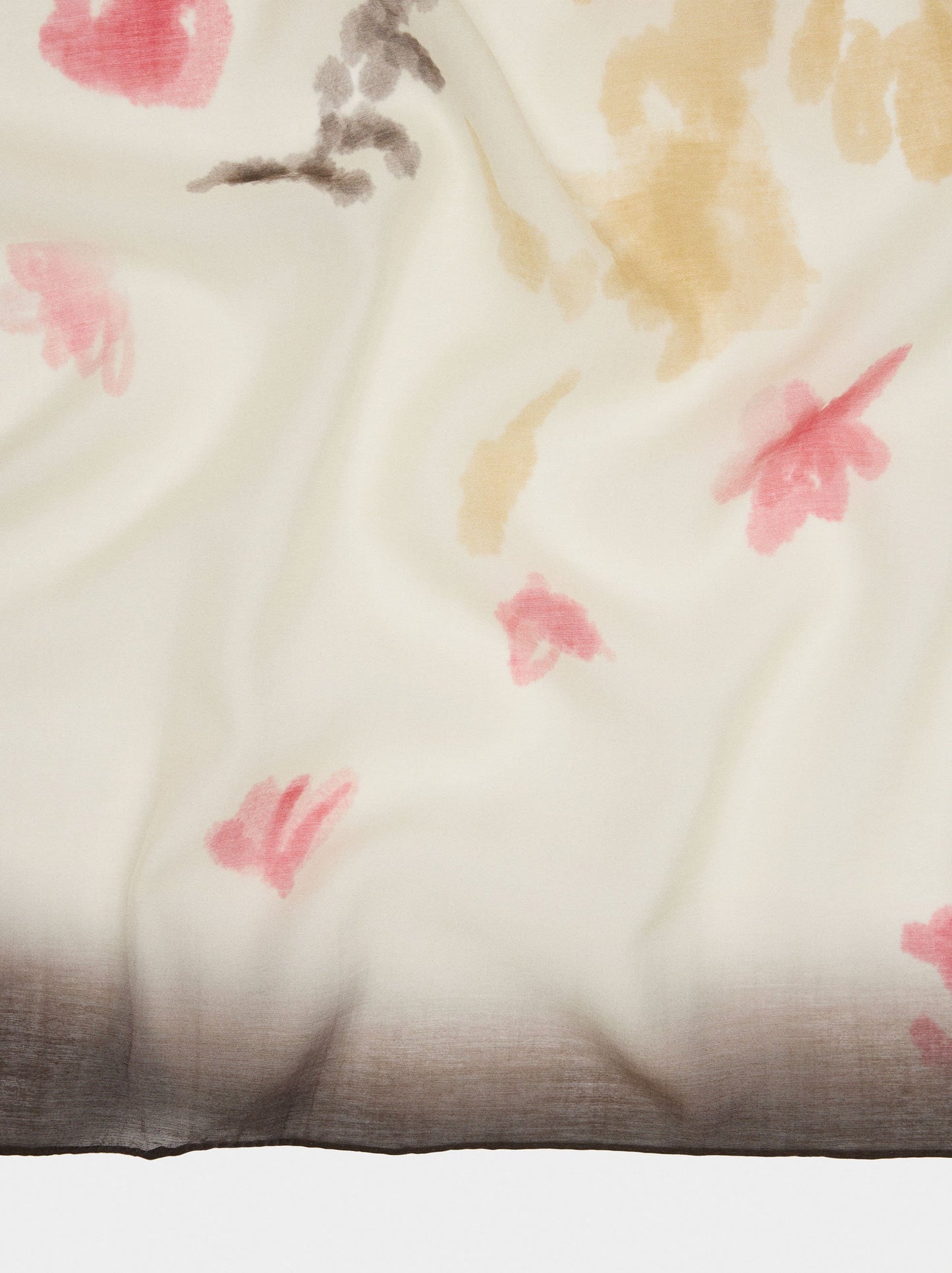 Printed Scarf With Lyocell