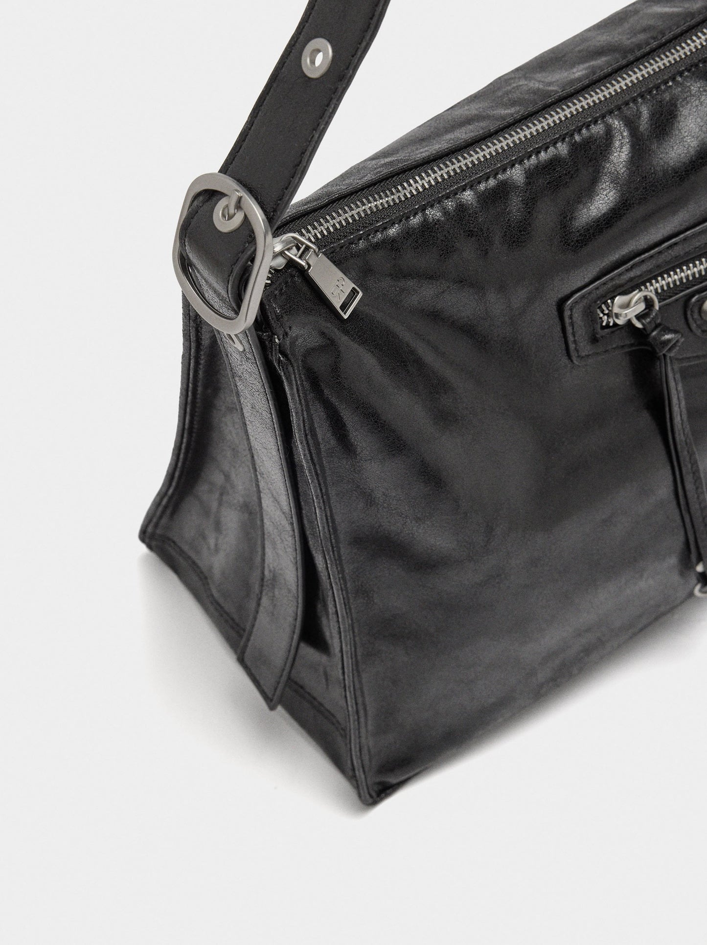 Handbag With Aged Effect