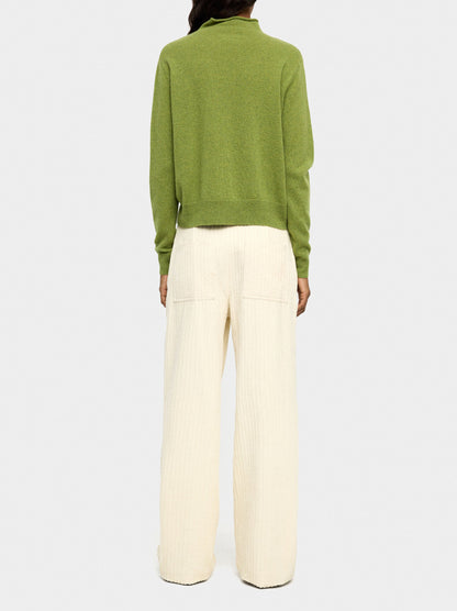 Corduroy Trousers With 100% Cotton