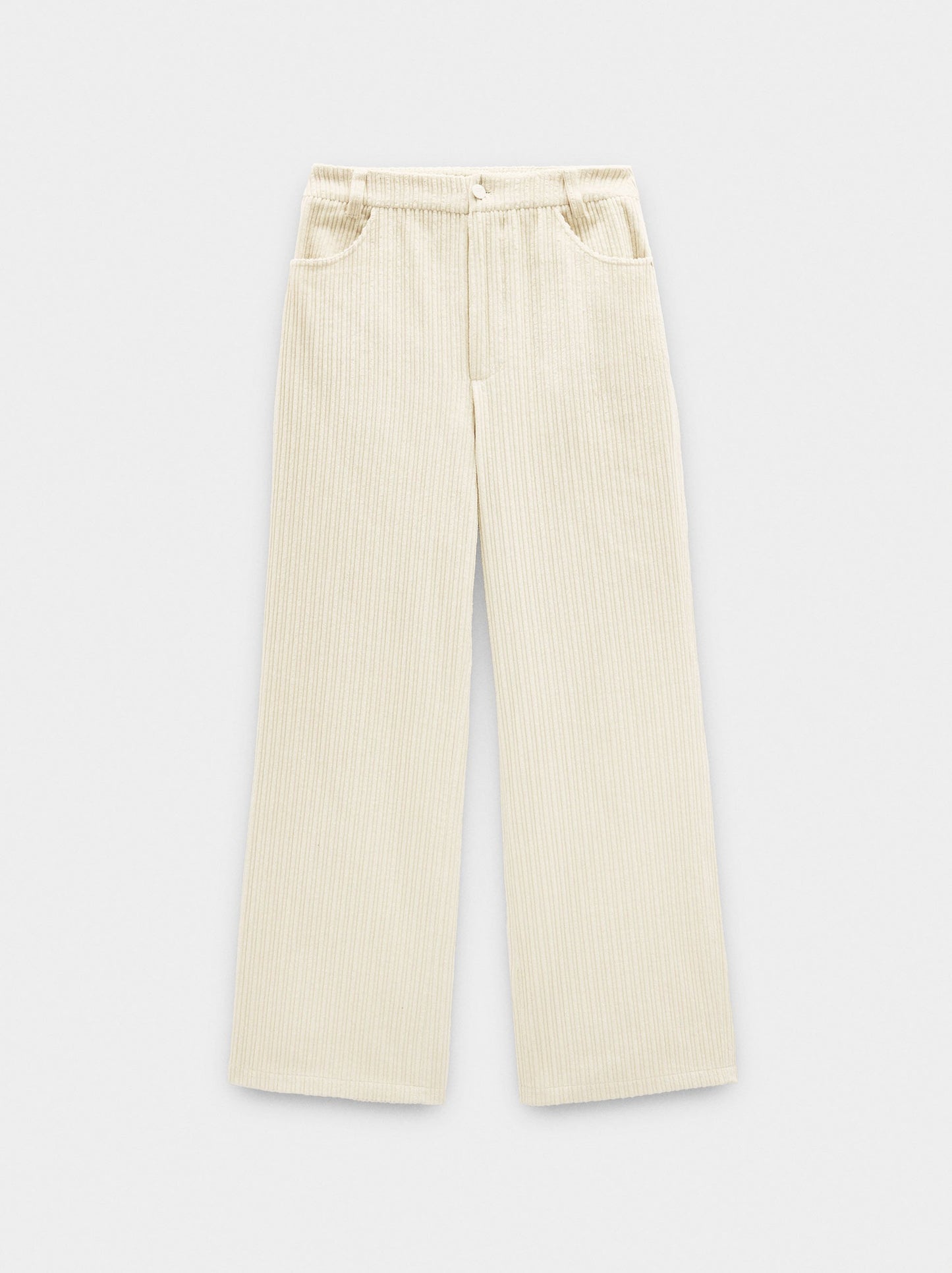 Corduroy Trousers With 100% Cotton