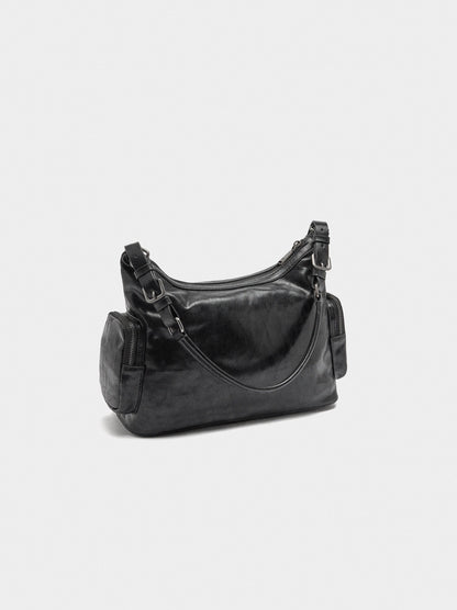 Shoulder Bag With Aged Effect