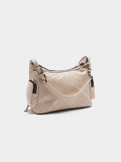 Shoulder Bag With Aged Effect