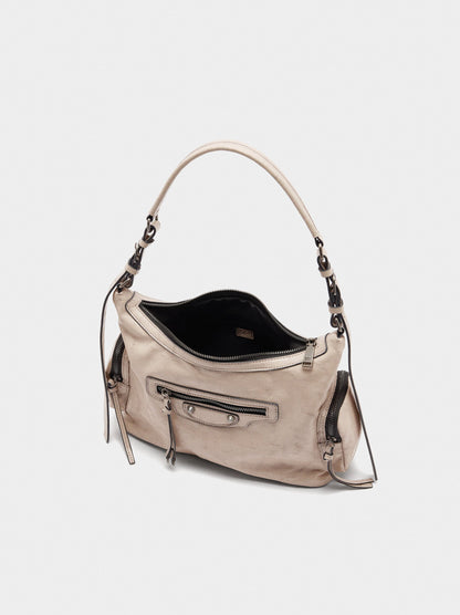 Shoulder Bag With Aged Effect