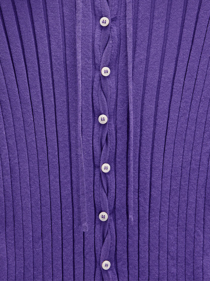 Knit Sweater With Hood