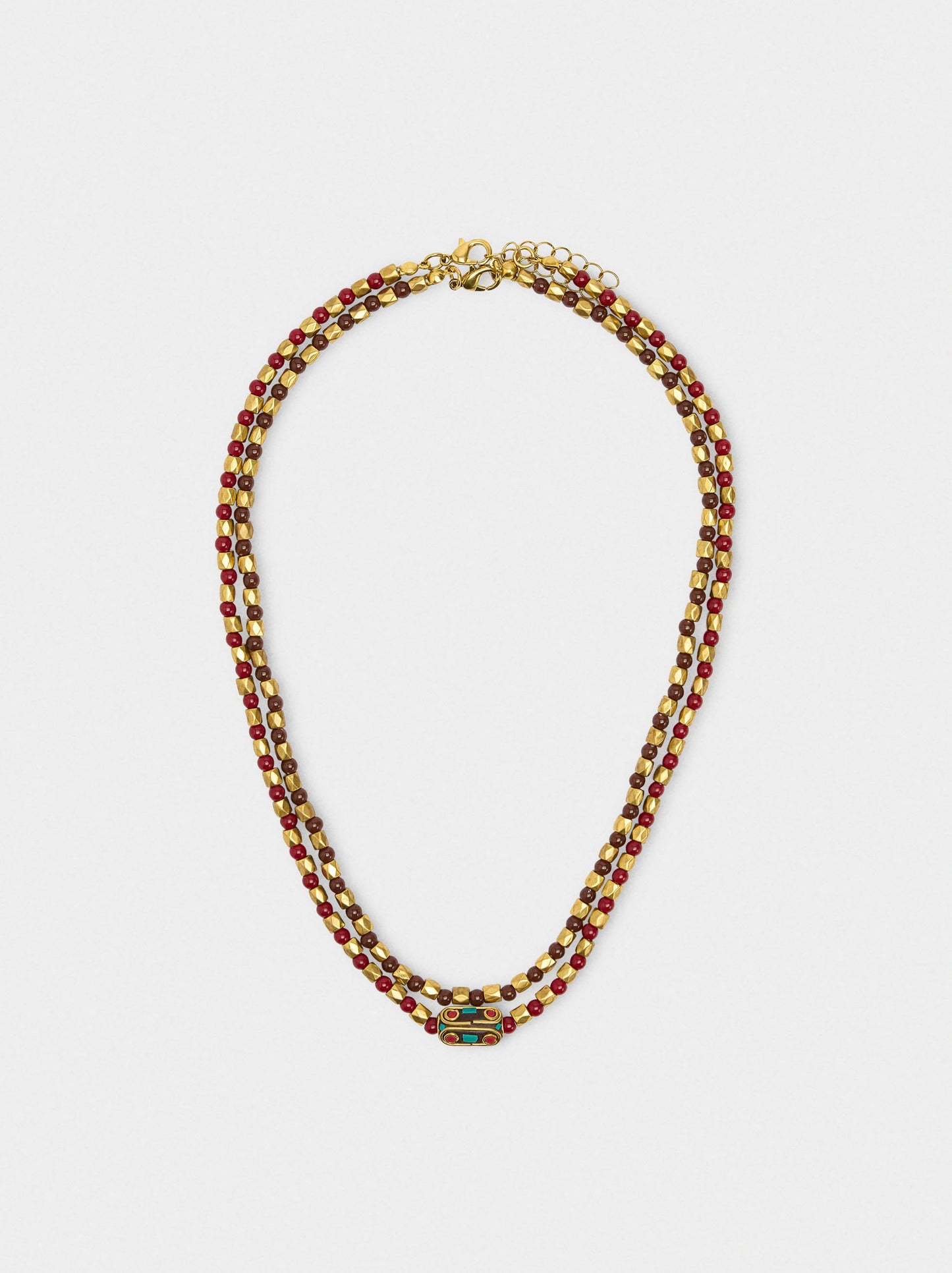 Set Of Necklaces With Ethnic Style