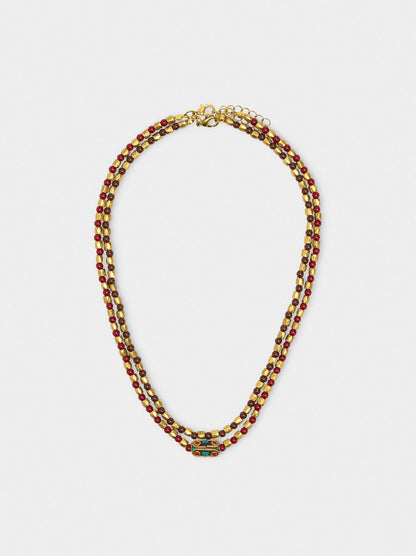 Set Of Necklaces With Ethnic Style