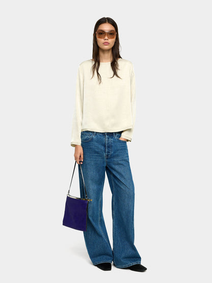 Blouse With Crinkled Effect