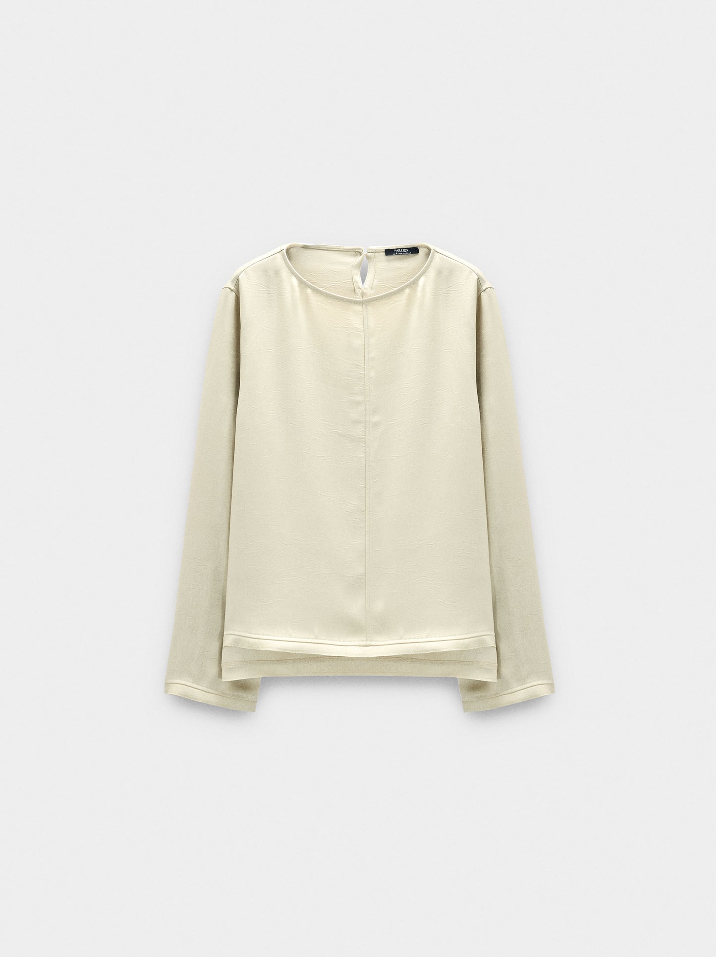 Blouse With Crinkled Effect