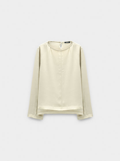 Blouse With Crinkled Effect